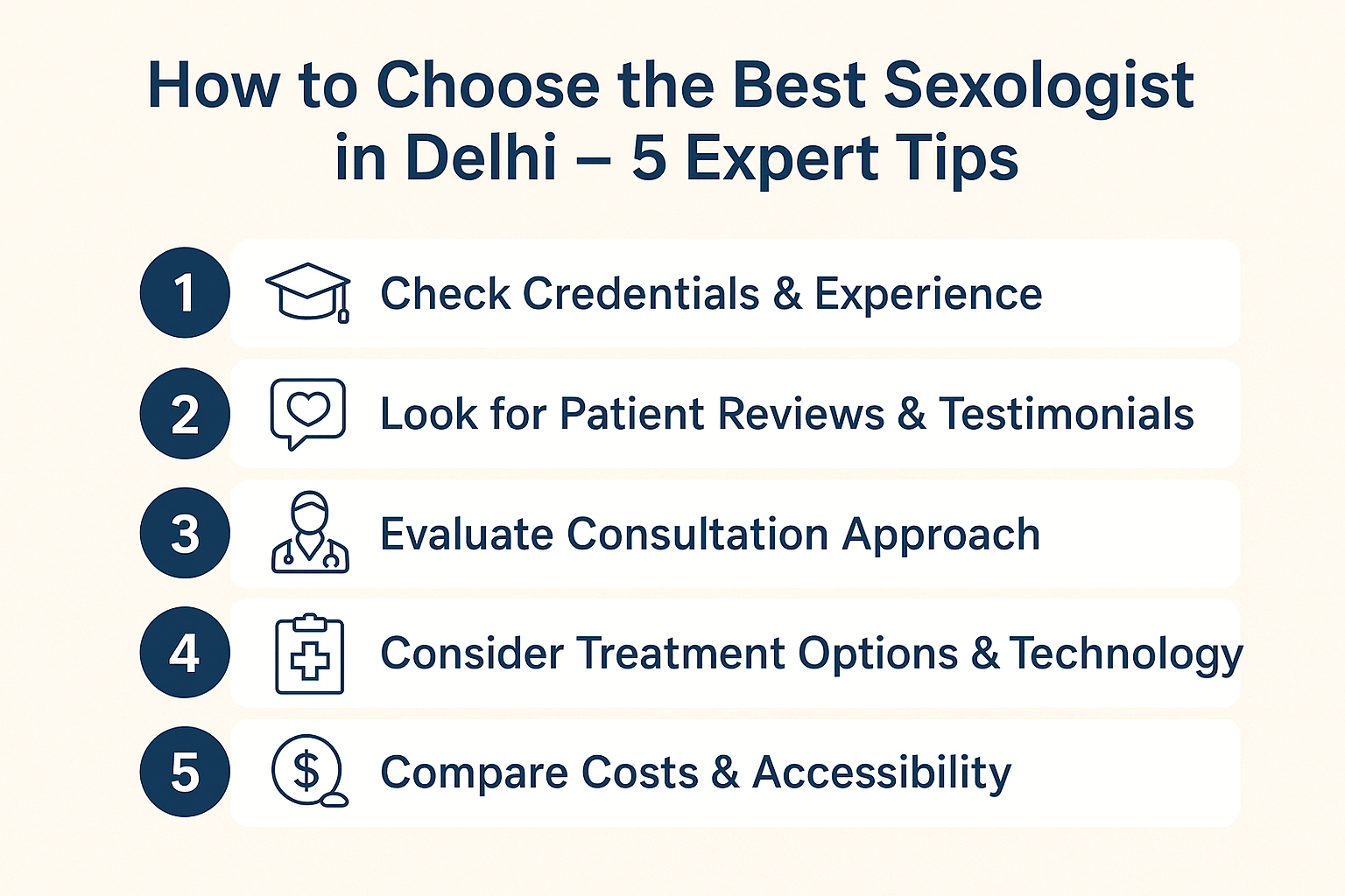 How to Choose the Best Sexologist in Delhi – 5 Expert Tips